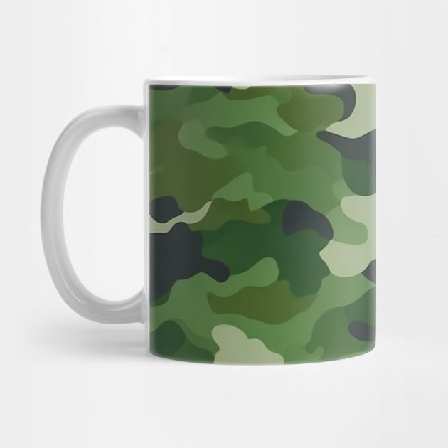 GREEN MILITARY CAMOUFLAGE DESIGN by ZARBIT